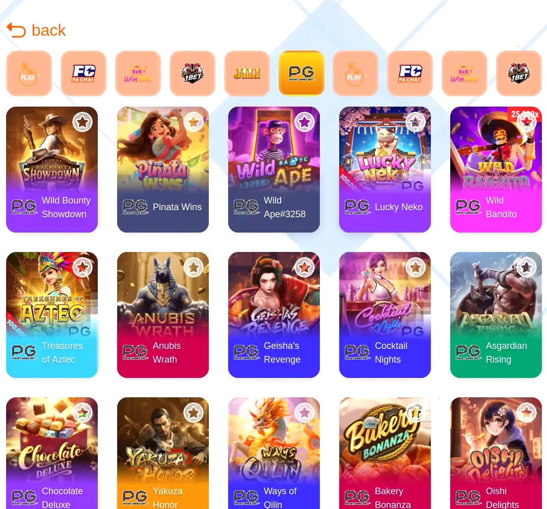 Interfaccia di accesso rapido Buran Casino con slot e live casino